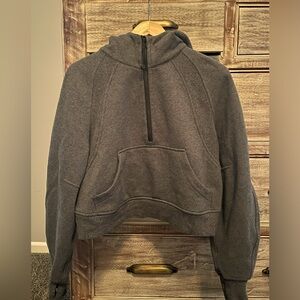 Lululemon oversized 3/4 scuba zip hoodie